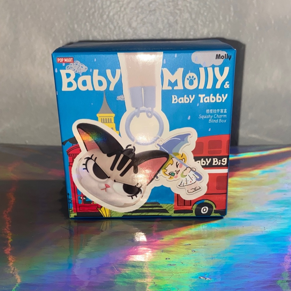 Pop Mart Baby Molly & Baby Tabby Squishy Charm - Together to the Kindergarten